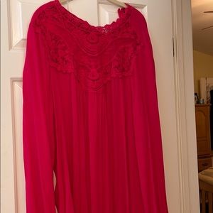 TORRID rose/pink blouse